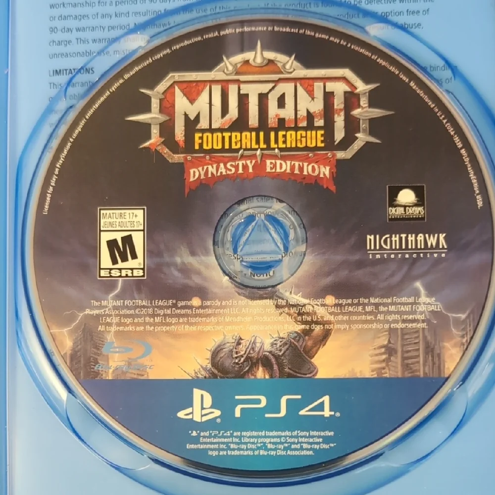 Sony PS4 Mutant Football League Dynasty Edition - Picture 2 of 3